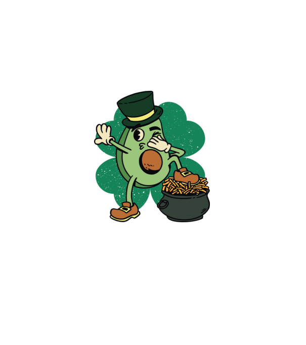 Avocado St. Patrick DAB model albastru deschis pe tricou