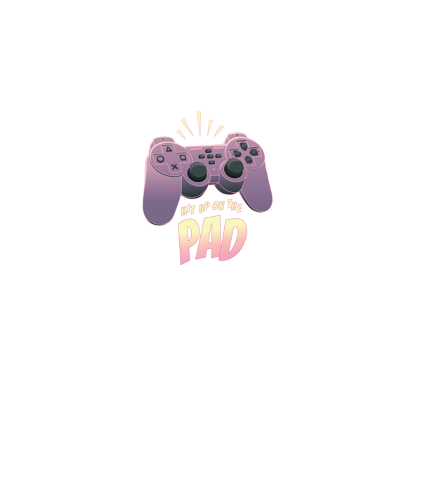 Gamer Controler model negru pe tricou