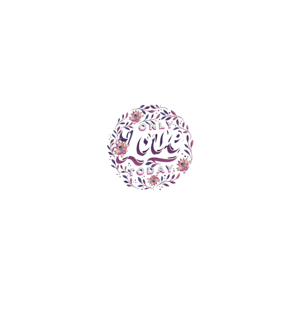 'Only Love Today tricou pentru Valentine''s Day' model alb/roșu pe tricou