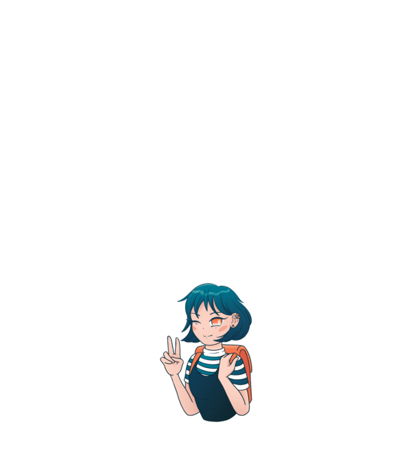 Anime fată model negru pe tricou