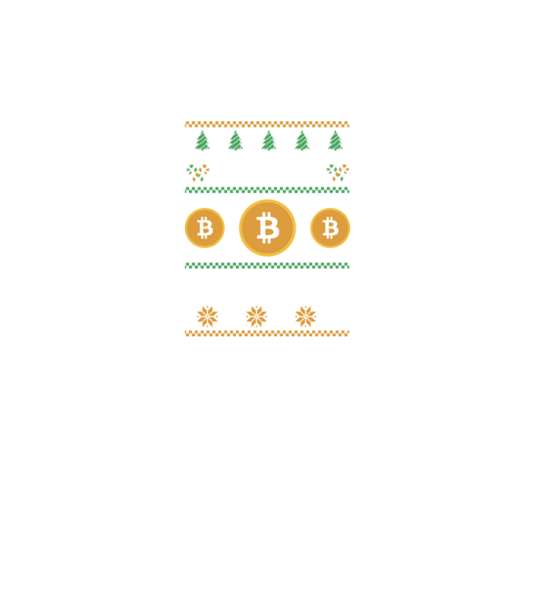 Merry Gainmas Bitcoin tricou cu pulovăr urât model negru pe tricou