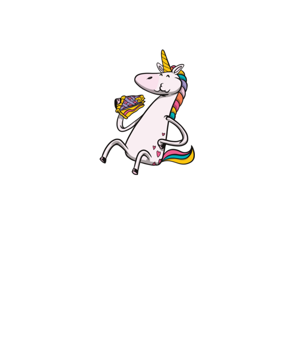 Unicorn cu prăjitură model roz deschis pe tricou