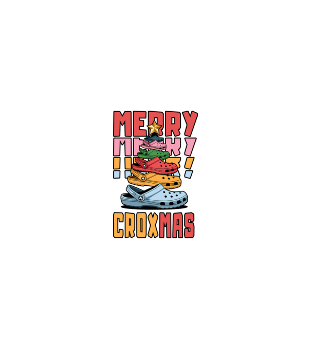 Merry Croxmas model nisipiu pe tricou