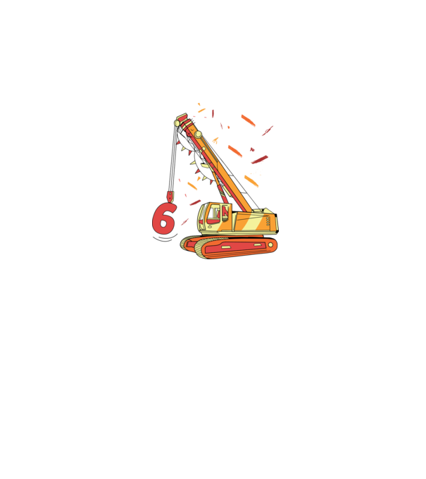 Prindere 6th Birthday model alb pe tricou