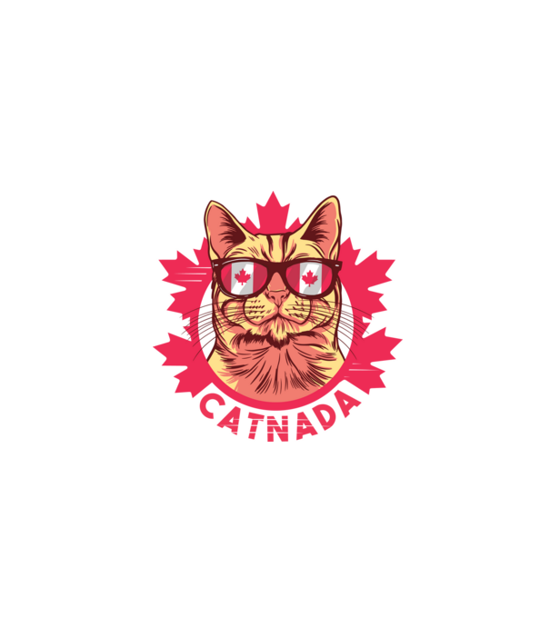 Catnada model alb pe tricou