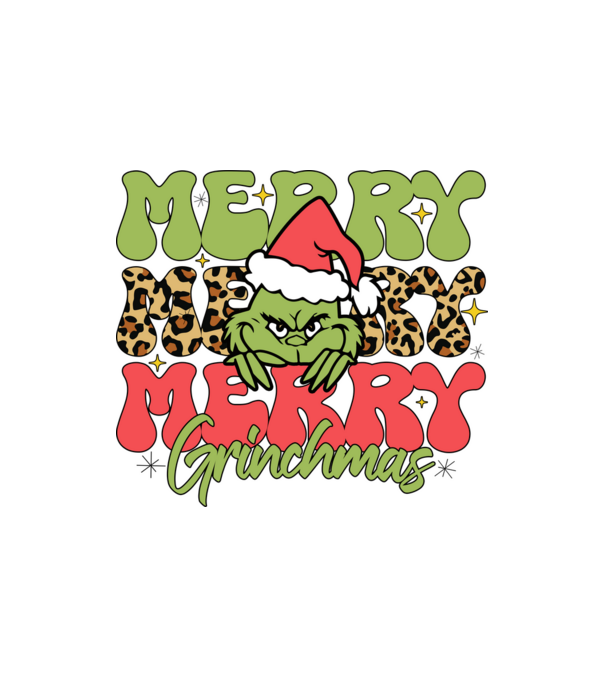 Merry Grinchmas model nisipiu pe tricou
