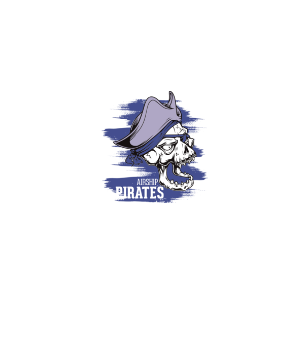 Airship Pirates 2 - Pirat model albastru jeanși pe tricou