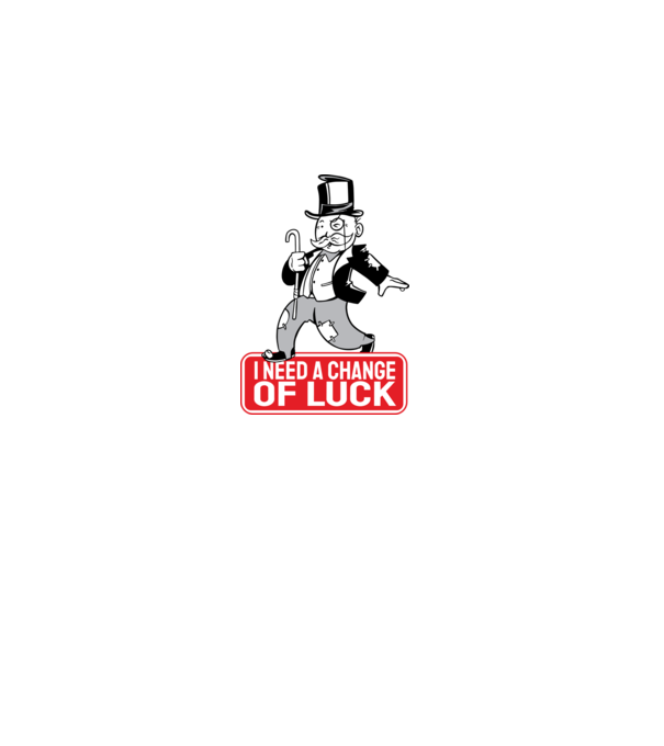 Monopoly - Am nevoie de puțin noroc model gri pe tricou