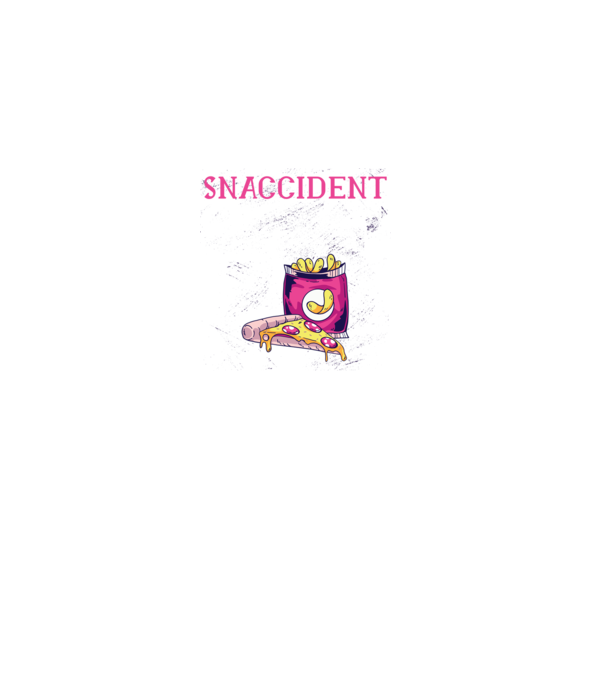 Snaccident model negru pe tricou