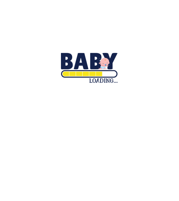 Baby is loading - tricou amuzant pentru mămici model gri pe tricou