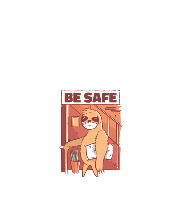 Leneș Be Safe model negru pe tricou