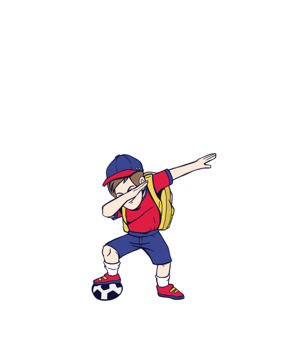 Școlar Fotbalist DAB model nisipiu pe tricou