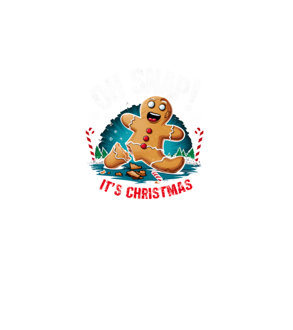 Oh snap! It's christmas Negru model turcoaz pe tricou