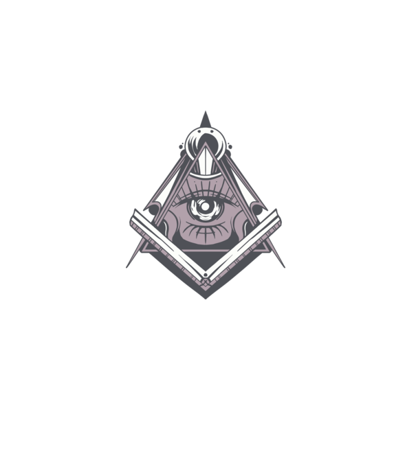 Masoni Illuminati model albastru deschis pe tricou