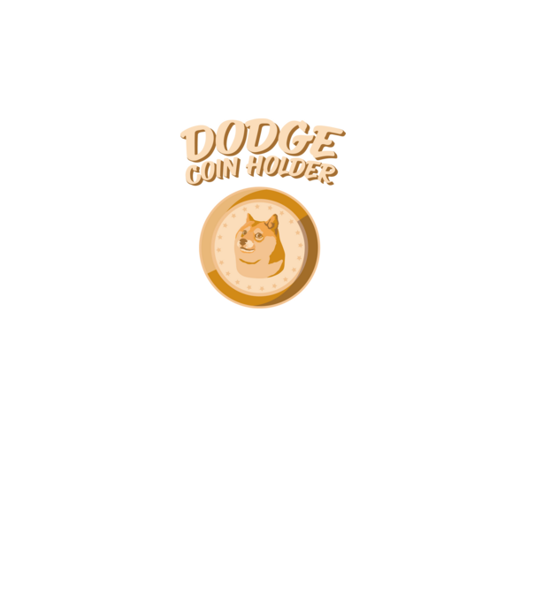 Doge Coin Holder model turcoaz pe tricou
