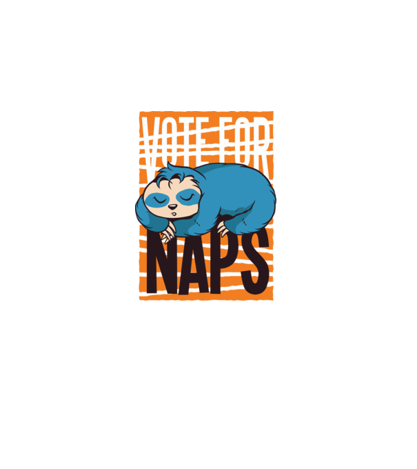 Votez pentru relaxare Leneș model negru pe tricou