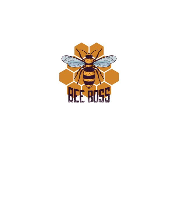 Bee Boss Șef Apicultor model alb pe tricou