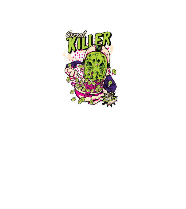Cereal Killer model verde pe tricou