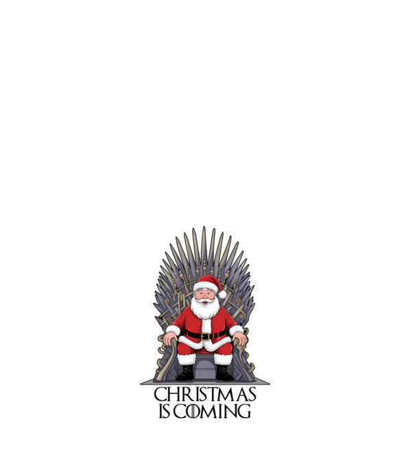 Christmas is Coming Alb model alb pe tricou