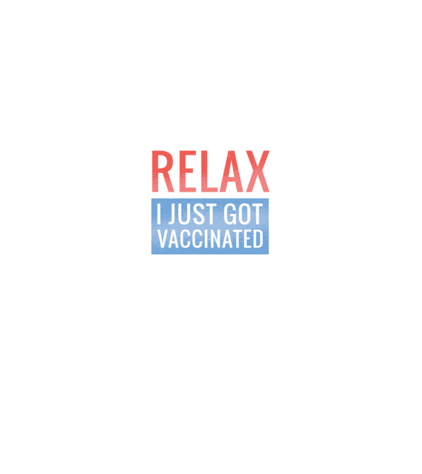Fii calm, sunt vaccinat model negru pe tricou