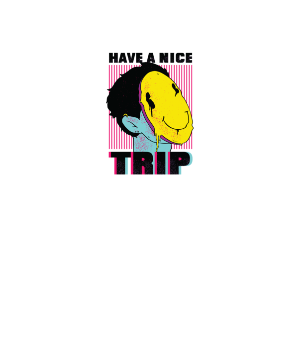 Have a nice Trip model dusty pink pe tricou