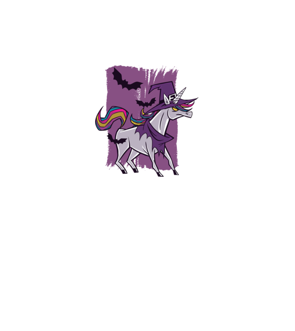 Unicorn vrăjitoare model roz pe tricou