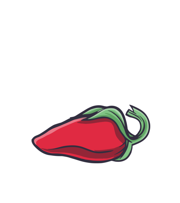Got Spice ardei model turcoaz pe tricou