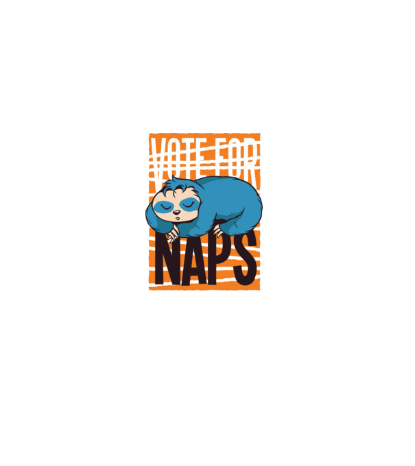 Votez pentru relaxare Leneș model negru pe tricou