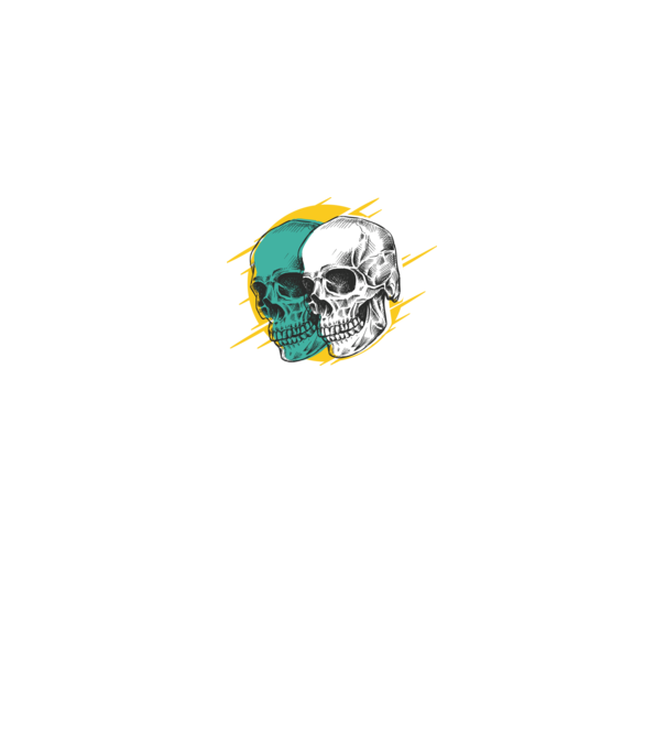 Cranii model gri pe tricou