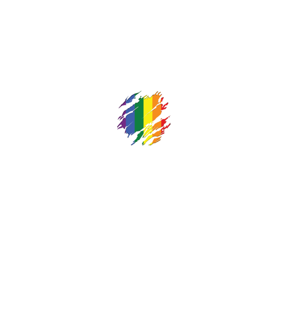 Steag LGBTQ model negru pe tricou