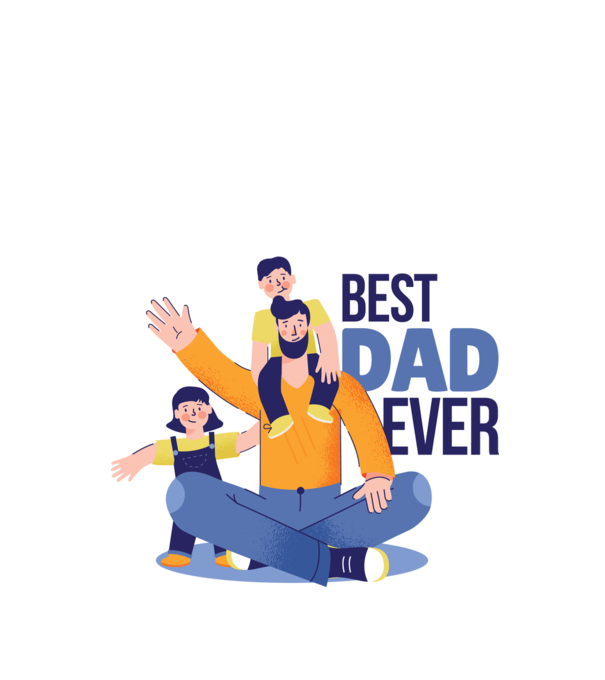 Best Dad ever - Cel mai bun tată model turcoaz pe tricou