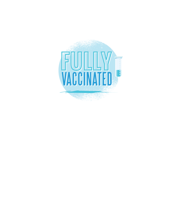 Complet vaccinat model albastru regal pe tricou