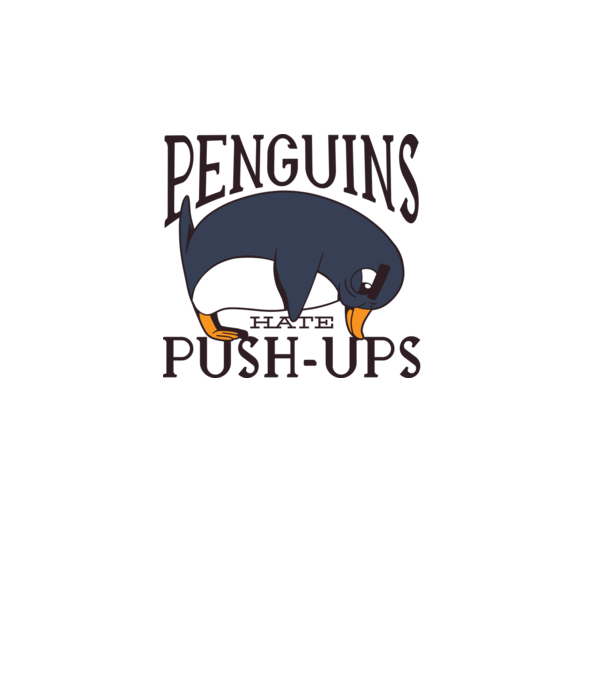Pinguinii urăsc flotările model turcoaz pe tricou