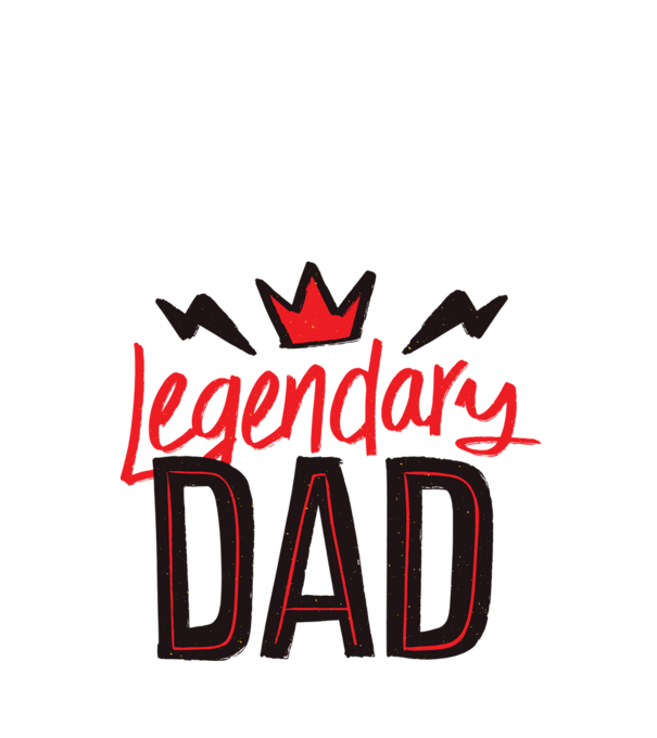 Tată legendar model alb pe tricou
