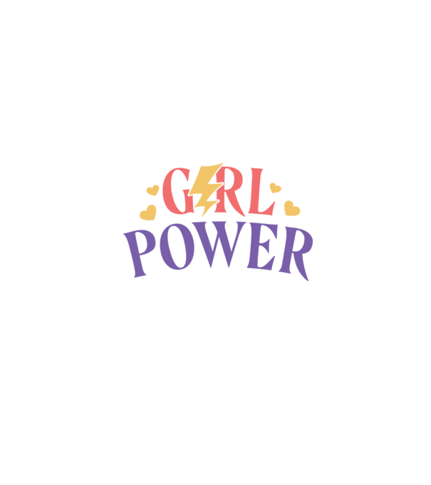 Girl Power Ziua Femeii model alb pe tricou