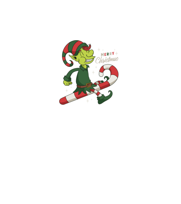 Crăciun Fericit Elf model turcoaz pe tricou