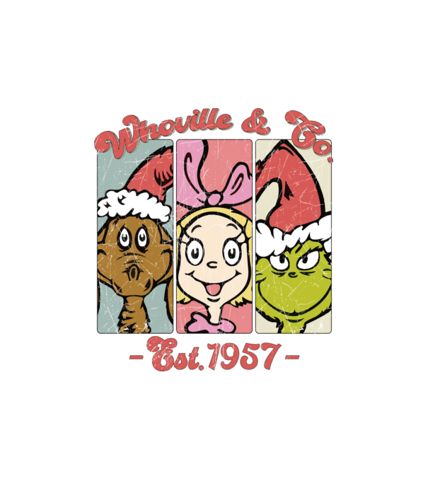 Whoville & Co. - Grinch model nisipiu pe tricou