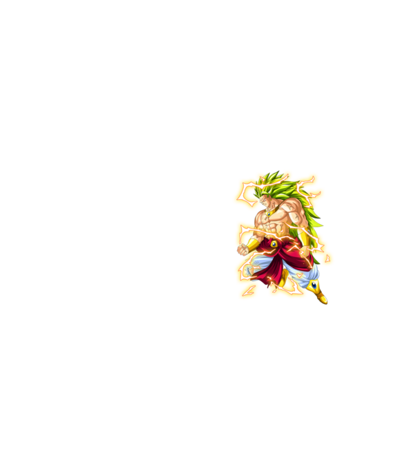 Brolly monster Dragonball model galben neon pe tricou