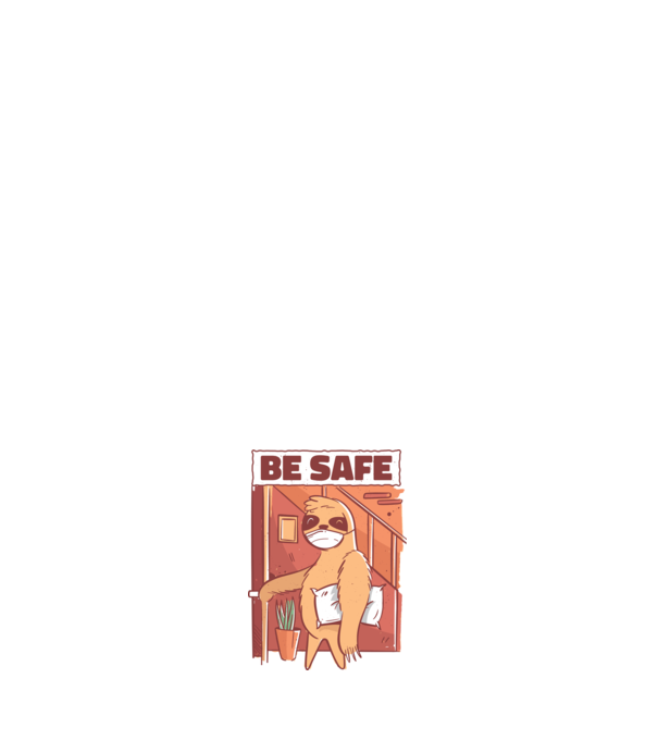 Leneș Be Safe model negru pe tricou