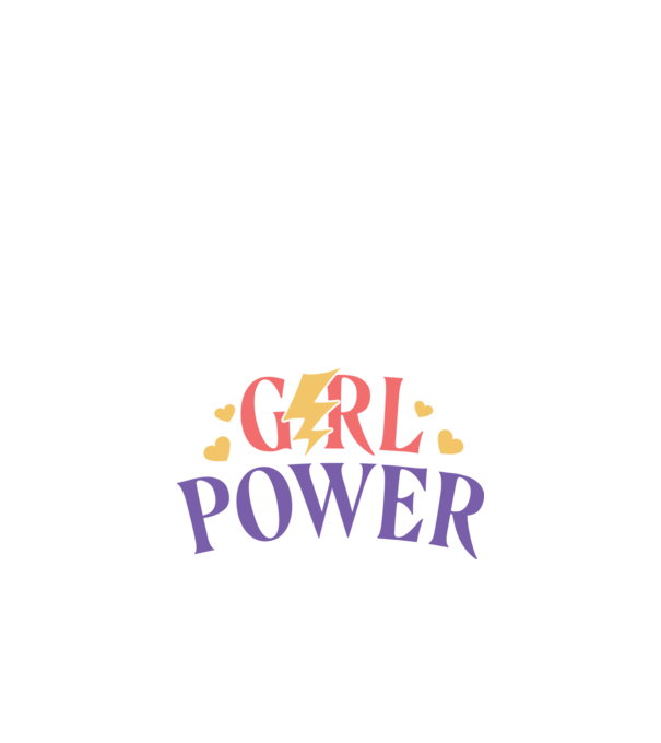 Girl Power Ziua Femeii model alb pe tricou