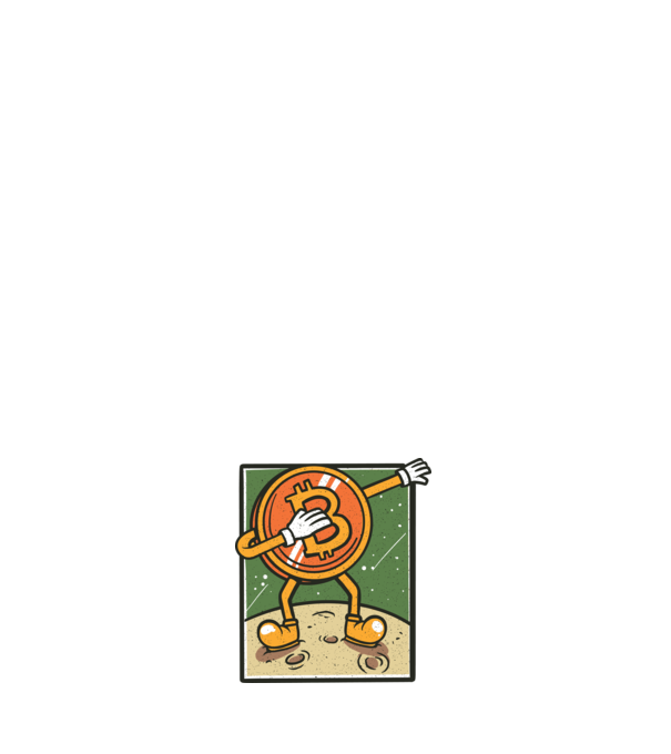 Bitcoin DAB model negru pe tricou