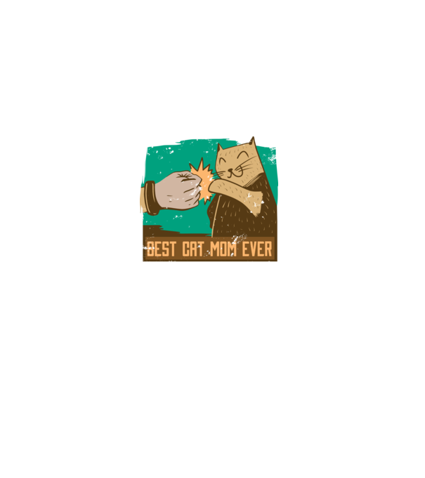 Best Cat Mom Ever - Cea mai bună mamă cu pisici model negru pe tricou