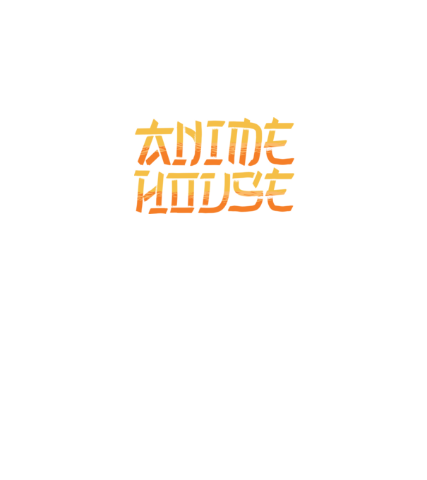 Anime House model negru pe tricou