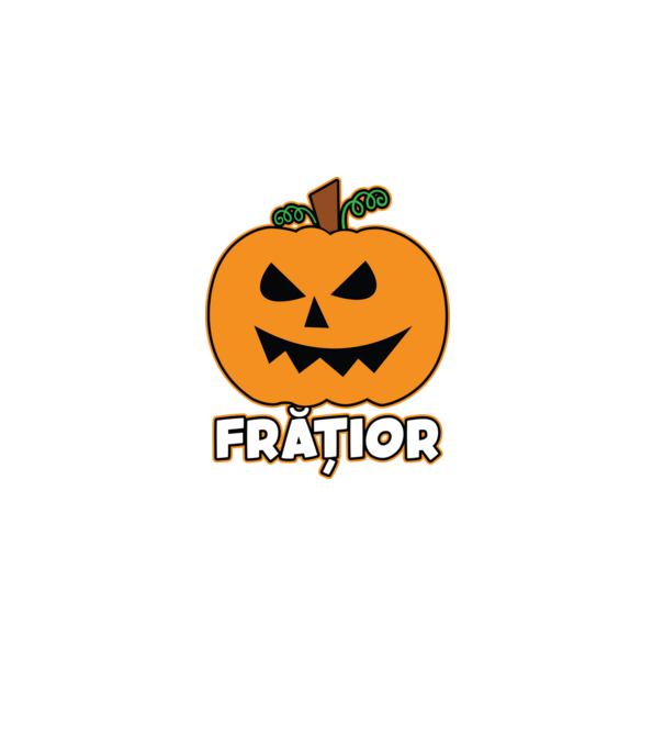 frățior model negru pe tricou