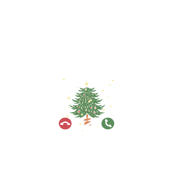 Christmas is calling model nisipiu pe tricou