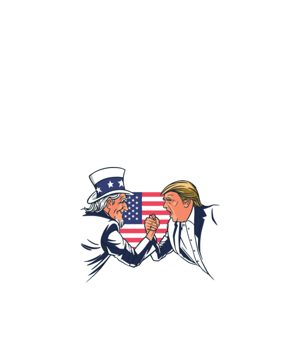Trump Vs Unchiul Sam SUA 2020 alegeri prezidențiale model nisipiu pe tricou