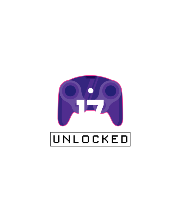 Level 17 Unlocked Gamer Birthday model negru pe tricou