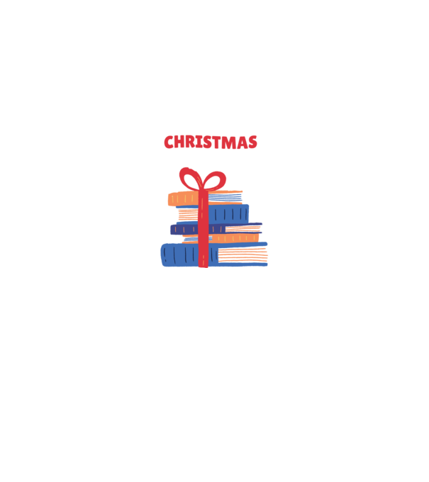 All I want for Christmas is Books tricou cu cărți model negru pe tricou