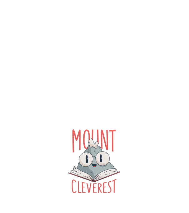 Tricou Mount Cleverest model alb pe tricou