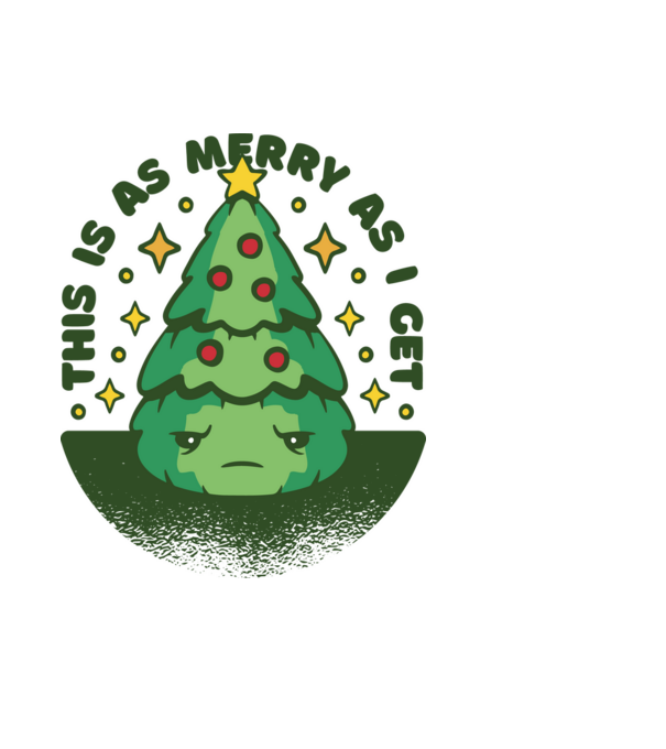 This is as merry as i get tricou Crăciun model albastru deschis pe tricou